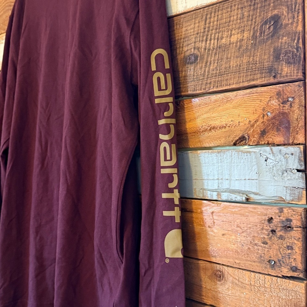Carhartt loose FIT HEAVYWEIGHT LONG SLEEVE GRAPHIC LOGO ARM T-SHIRT - Picture 3 of 3
